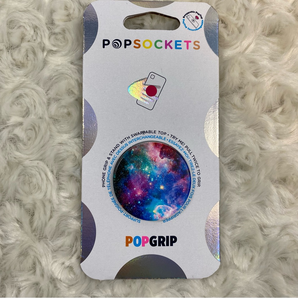 Pop Socket Blue Nebula Pattern